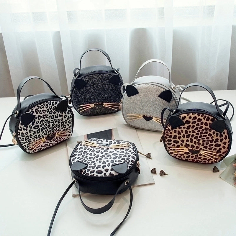 Small Pu Leather Circle Bag