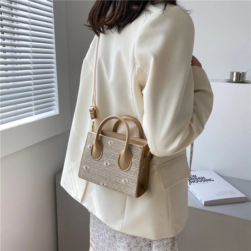 Small Pu Leather Streetwear Tote Bag