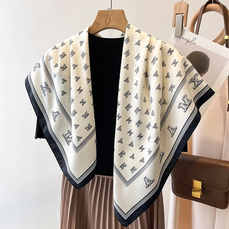 Women's Casual Minimalist Bag Shoe Polyester Silk Scarf