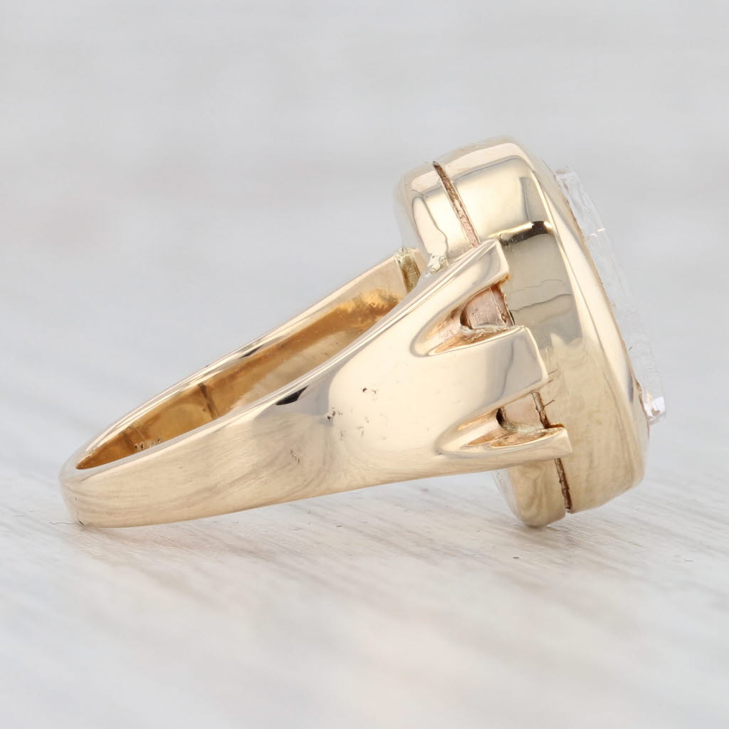 Vintage Ebel Ladies Watch Ring 14k Gold Size 8 Mechanical Serviced Warranty