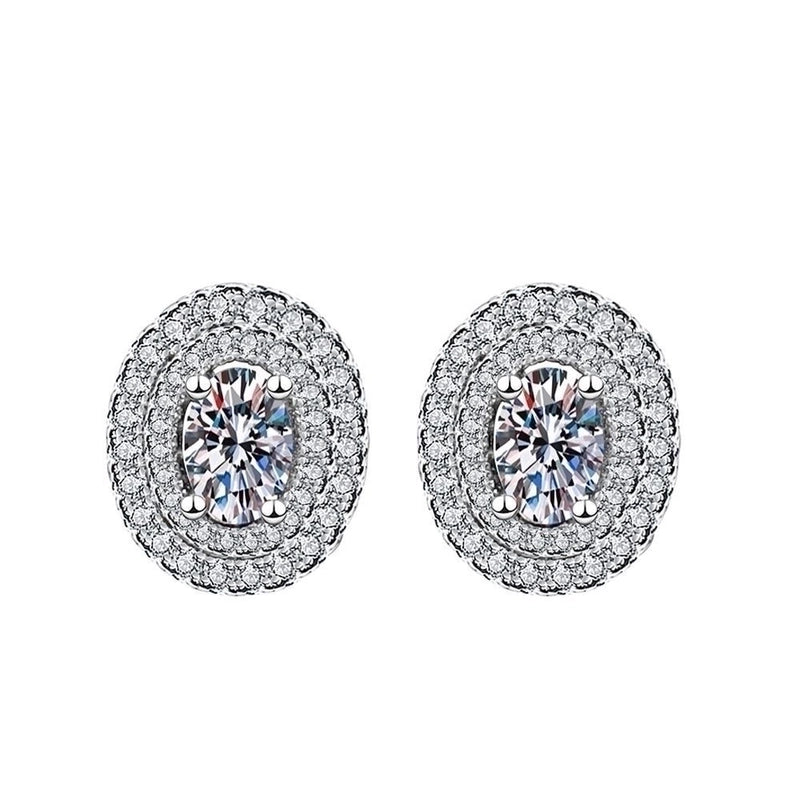 1 Pair Sweet Minimalist Round Heart Shape Bow Knot Plating Inlay Copper Zircon Silver Plated Drop Earrings