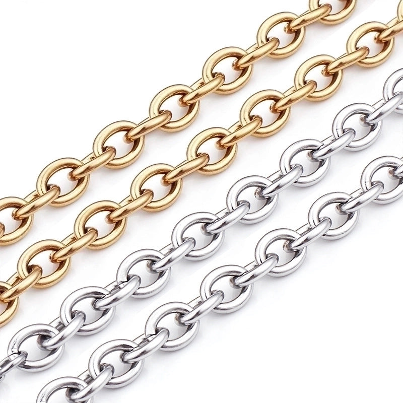 Titanium Steel 18K Gold Plated Fashion Plating Geometric Necklace