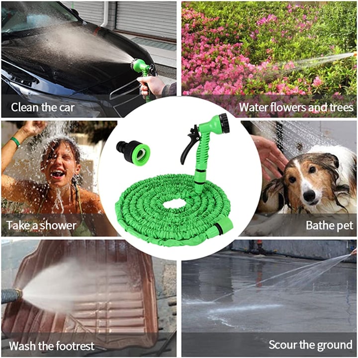 Magic Hose Pipe With 7 Spray Gun Functions