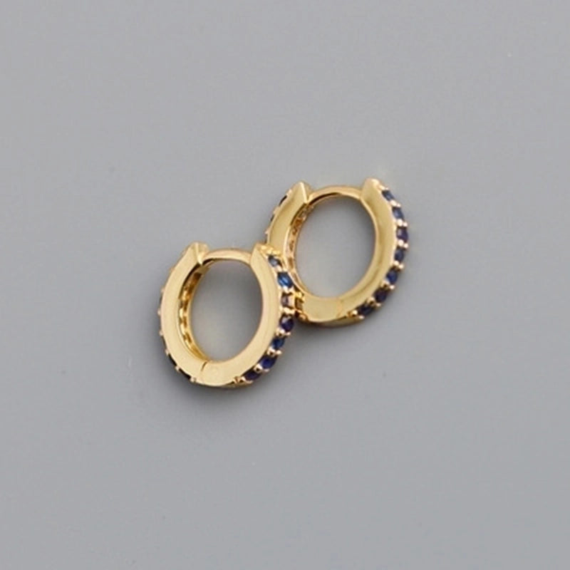 2 Pieces Minimalist Geometric Copper Plating Ear Studs 1 Pair