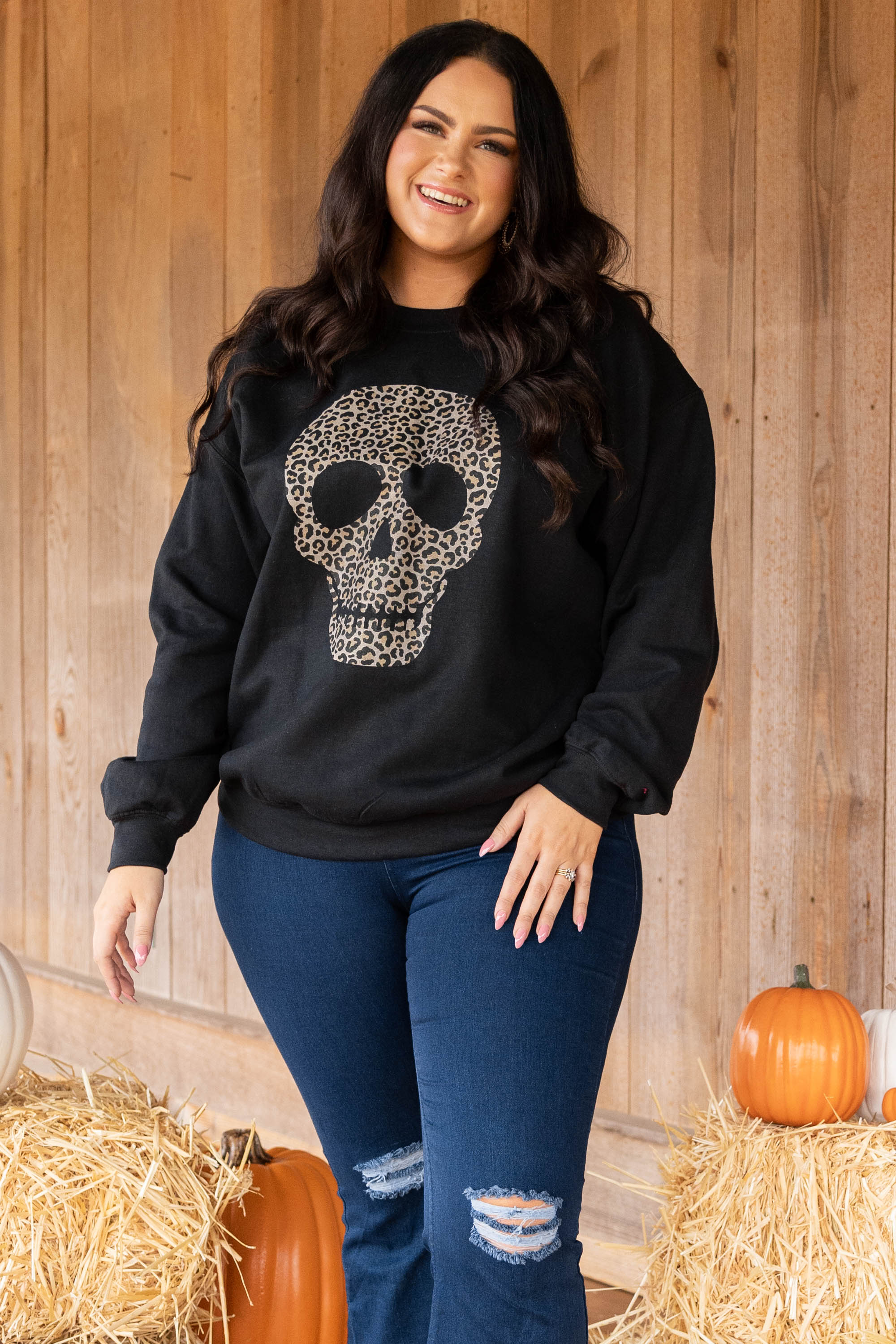 Bone To Be Wild Sweatshirt. Black