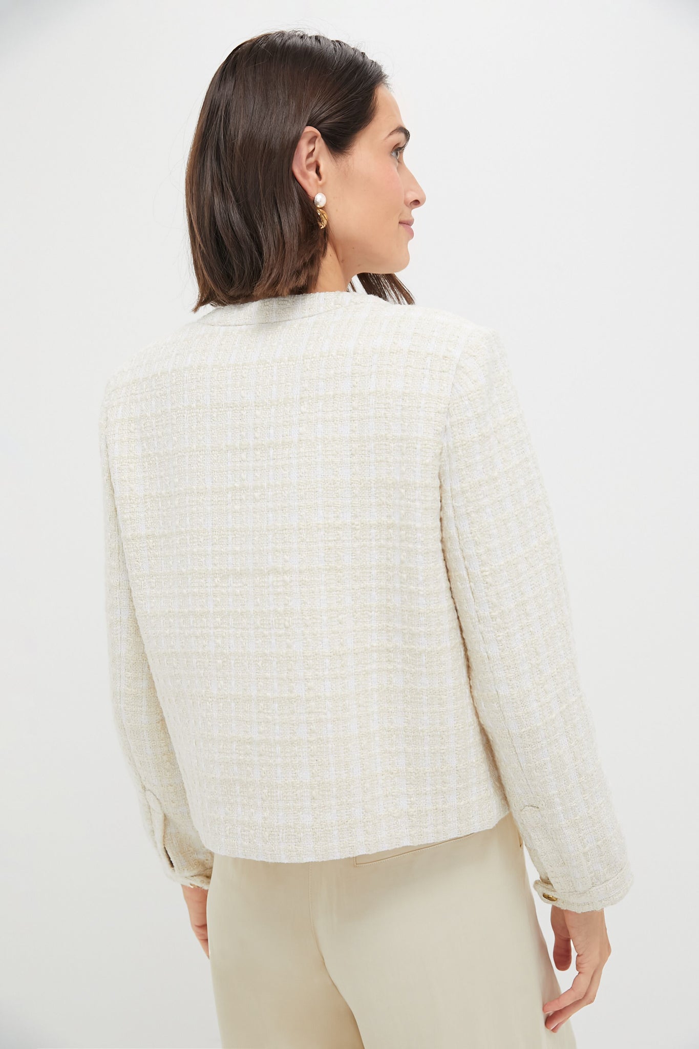 Cream Tweed Sommers Jacket