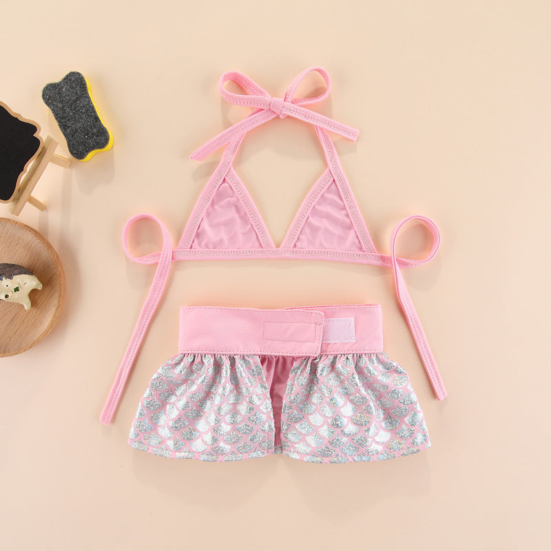 Mermaid Printed Dog Bikini