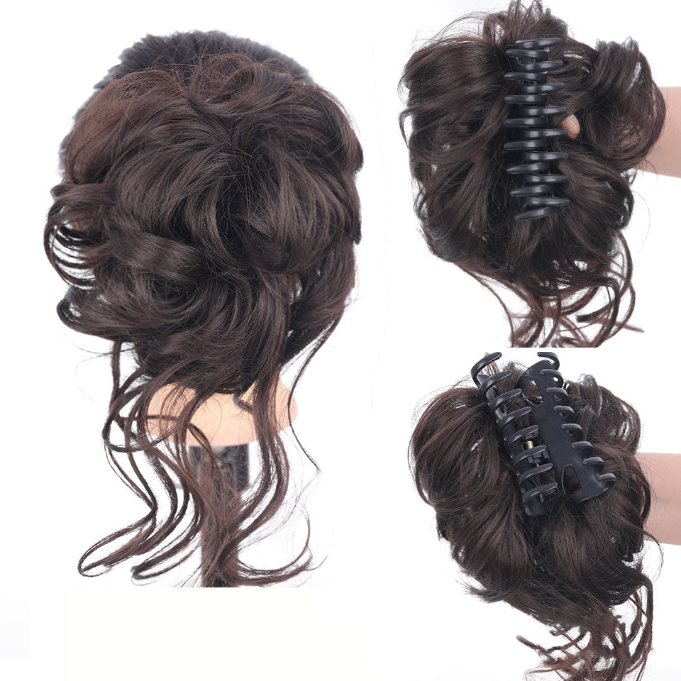 💥Hot Sale 💥- Haarstuk voor rommelige knot. golvende krullende chignon paardenstaart voor dagelijks gebruik