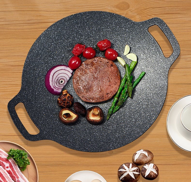 🔥Multi-function Medical Sone Grill Pan Non-stick Pan