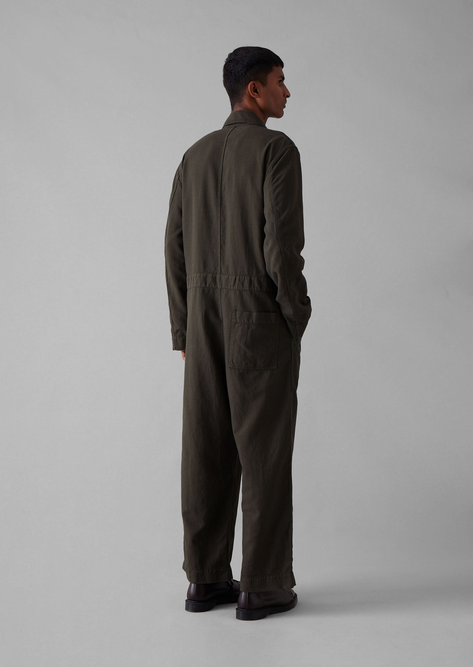 Garment Dyed Canvas Overalls | Tent Green