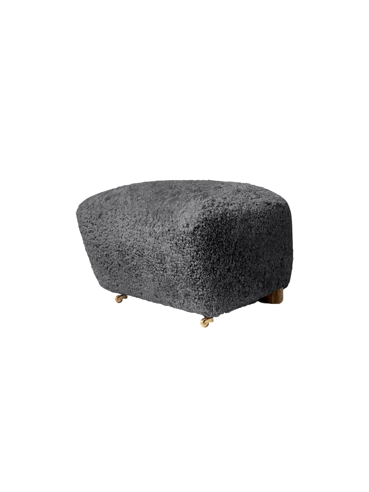 Tired Man Ottoman. Sheepskin