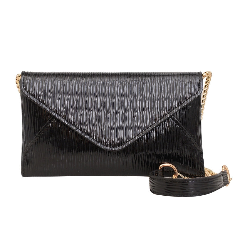 Women's Medium Pu Leather Solid Color Vintage Style Classic Style Flip Cover Envelope Bag