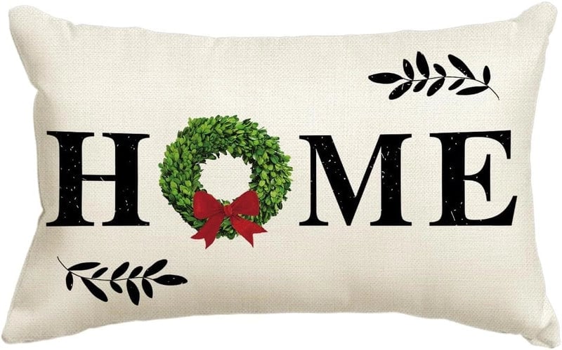Christmas Vacation Letter Linen Pillow Cases Couch & Sofa Decor