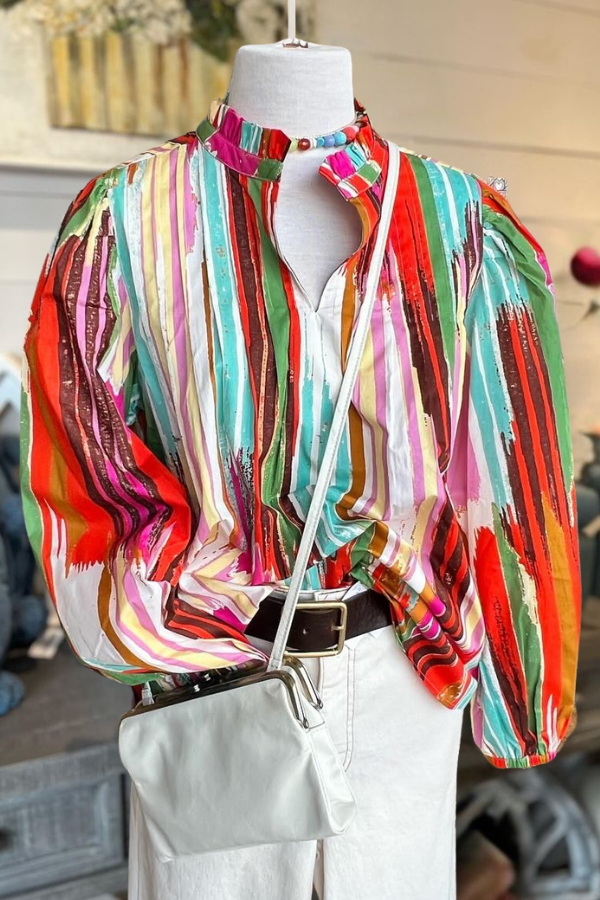 Gorgeous Vintage Tie-Dye Blouse