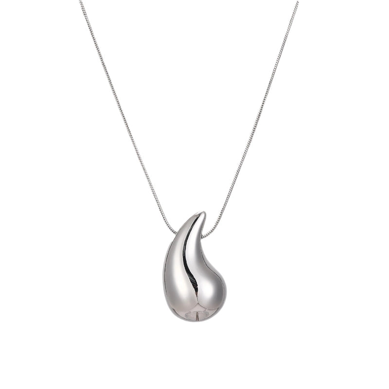 Titanium Steel 18K Gold Plated Basic Modern Style Plating Solid Color Pendant Necklace