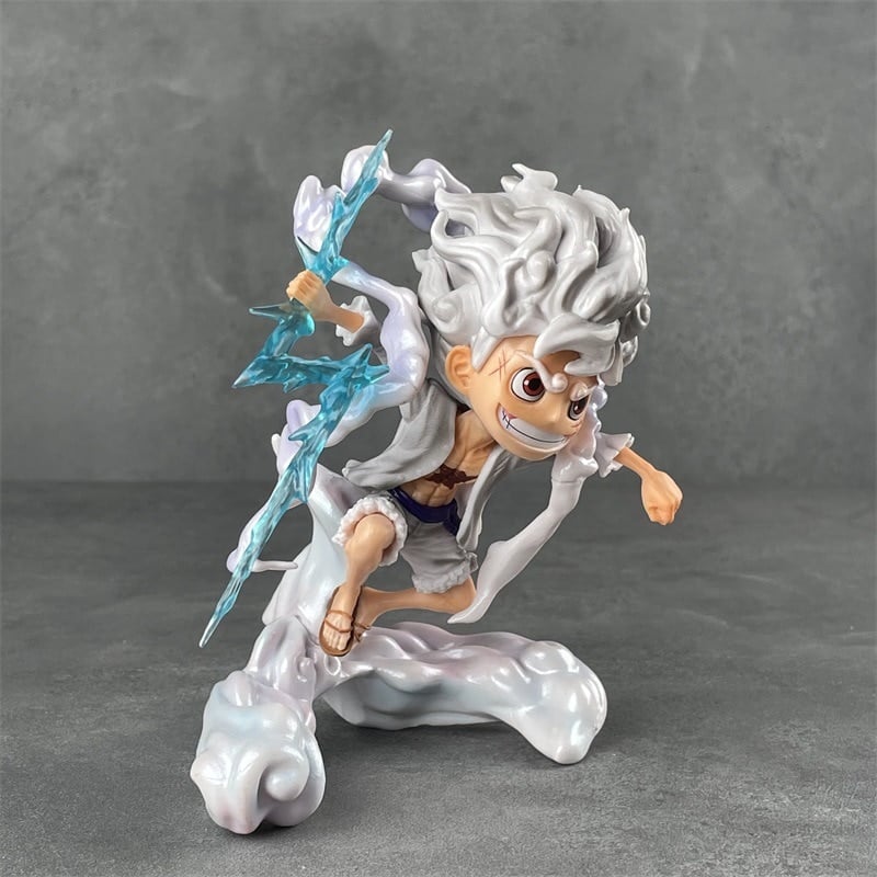 🔥2023-8.6-Luffy Gear 5 Action Figure Nika Statu