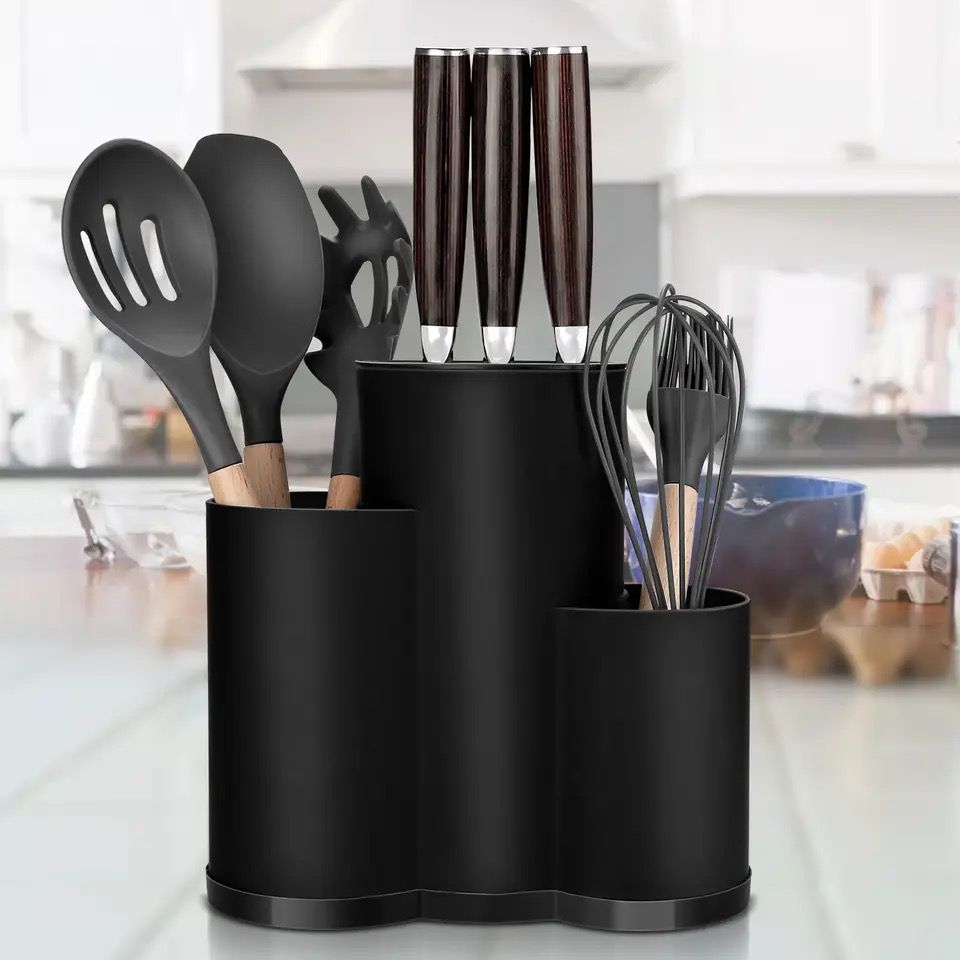 Kitchen Knives And Tools Triple Holder