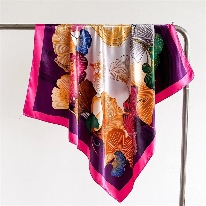Women's Lady Minimalist Streetwear Printing Polyester Scarf