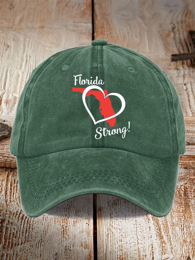 Unisex Florida Strong Print Hat