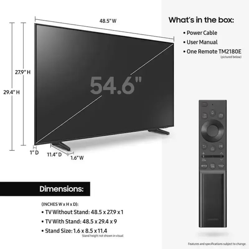 75-Inch Class QLED Q60A Series - Samsung 4K UHD Dual LED Quantum HDR Smart TV with Alexa Built-in （🔥Last 100🔥）
