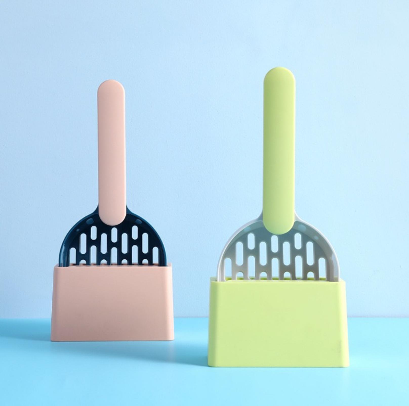 Efficient and Comfortable Cat Litter Scoop Set