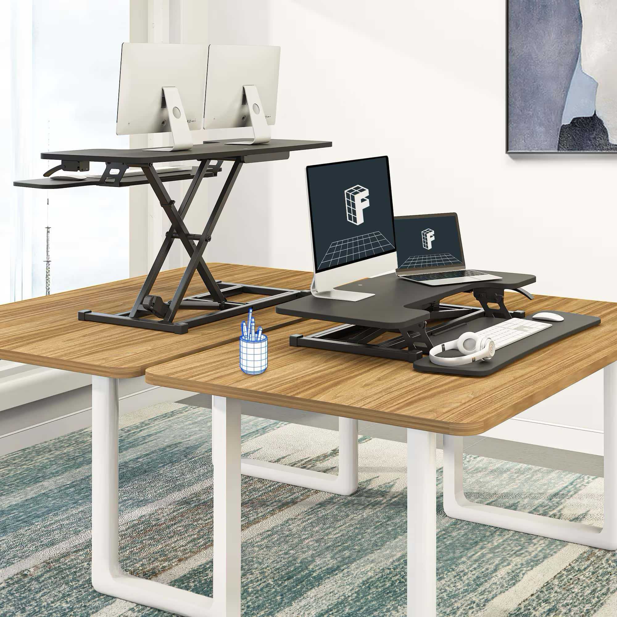 AlcoveRiser standing desk converter
