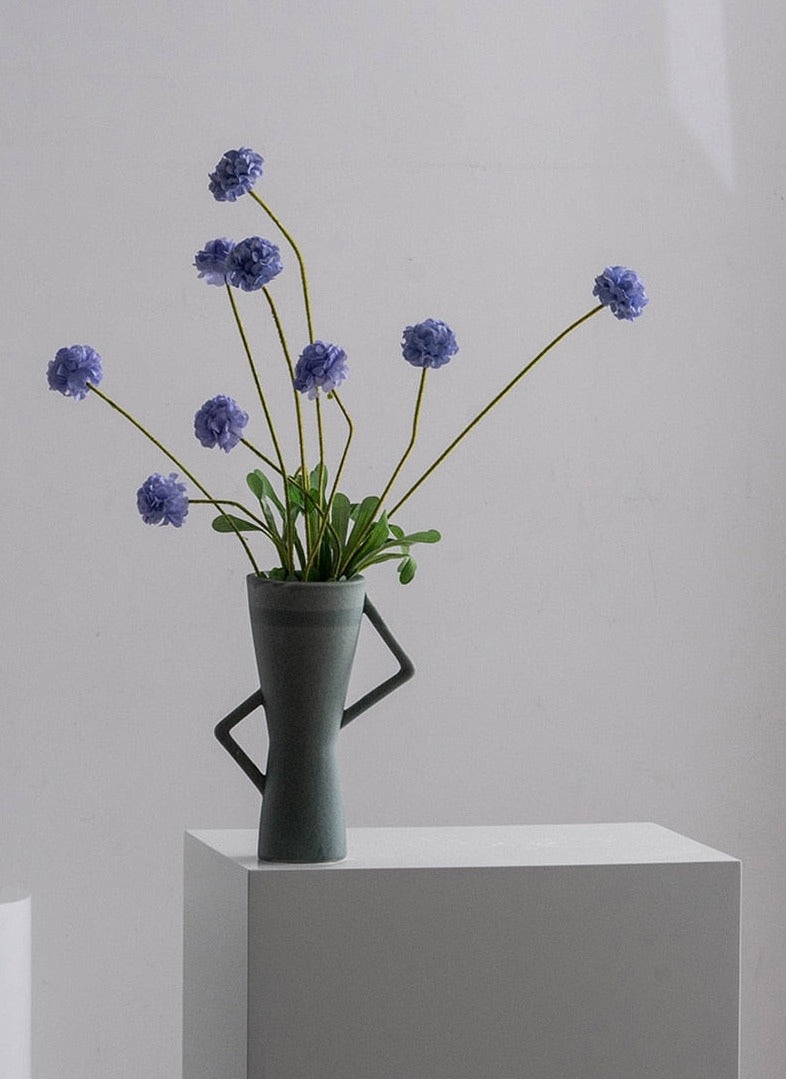 Nordic Matte Cute Vase - Modern Ceramic Flower Pot