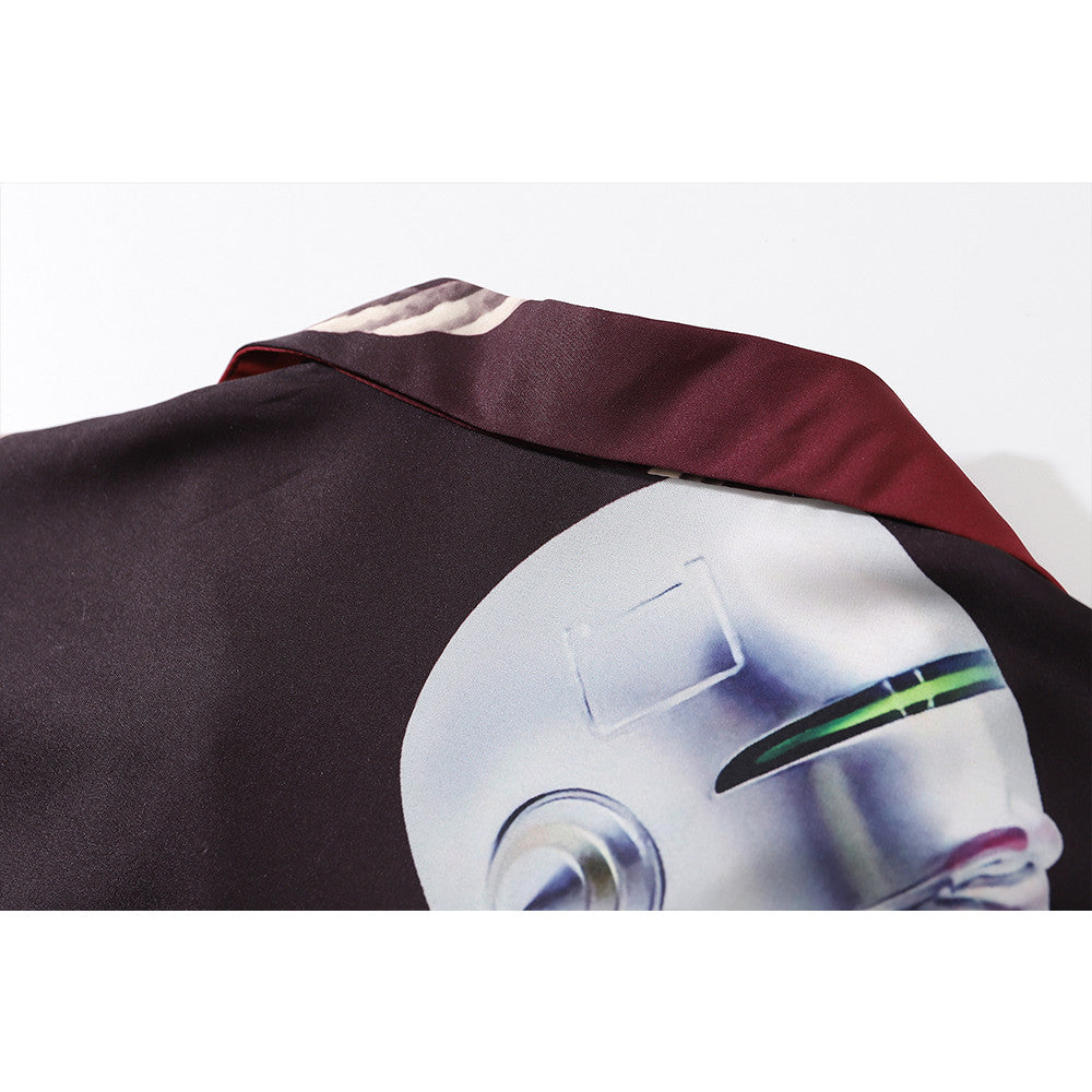 Hajime Sorayama Button Up Bowling Tee