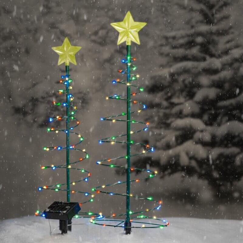 Outdoor Solar Christmas Tree Garden Light