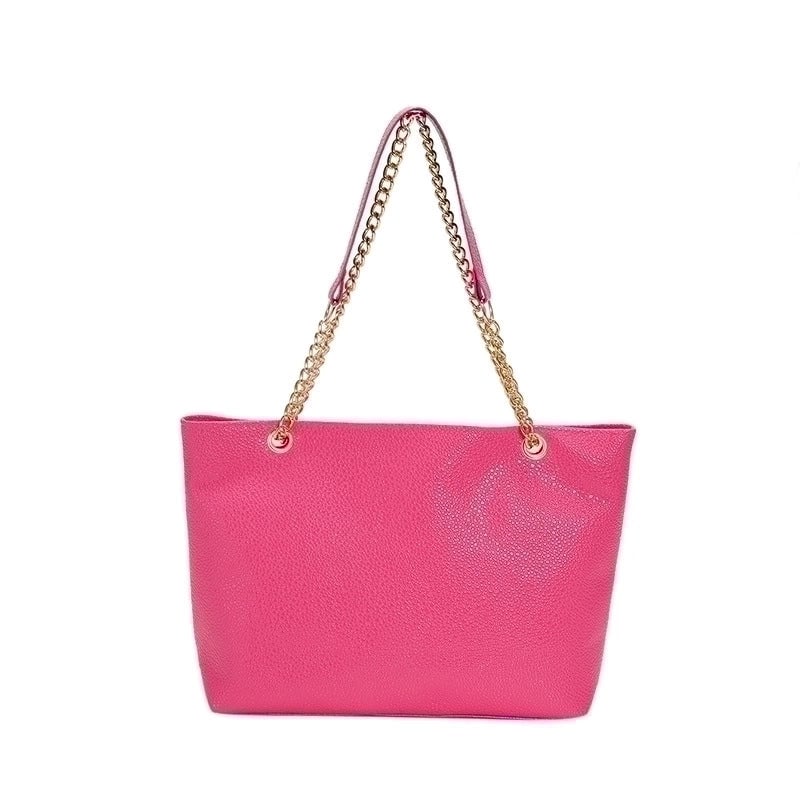 Women's Small All Seasons Pu Leather Basic Tote Bag
