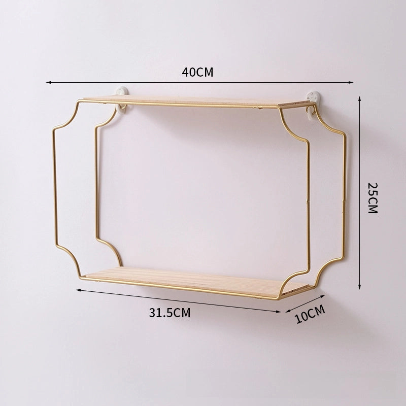 Cover Three-Wall Storage Rack Living Room Dining Room Wall Decoration Rack Wall Home Wall Hanging Bathroom Storage Rack
