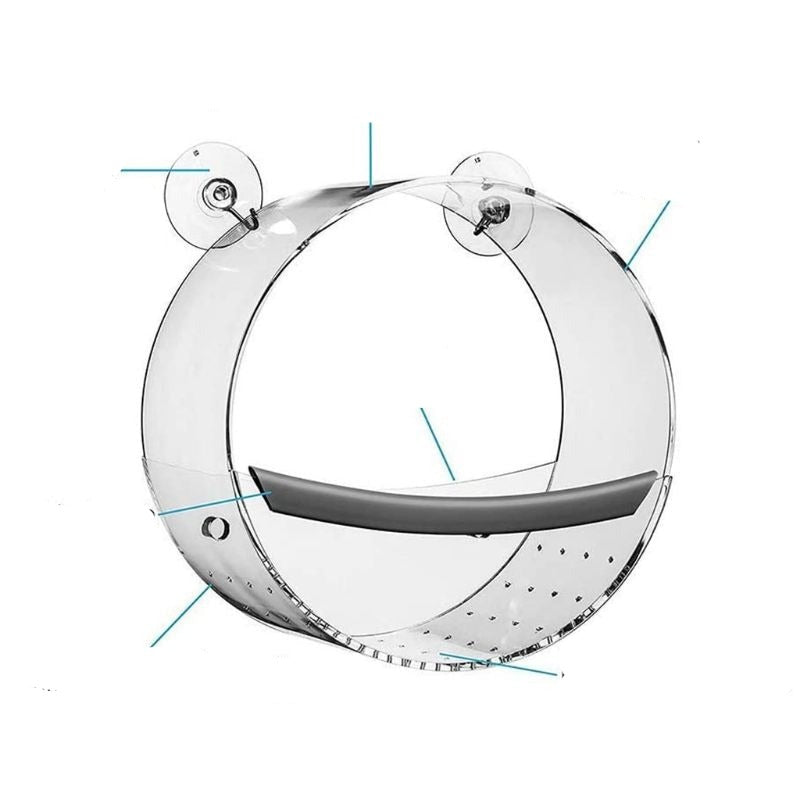 Round Acrylic Bird Feeder