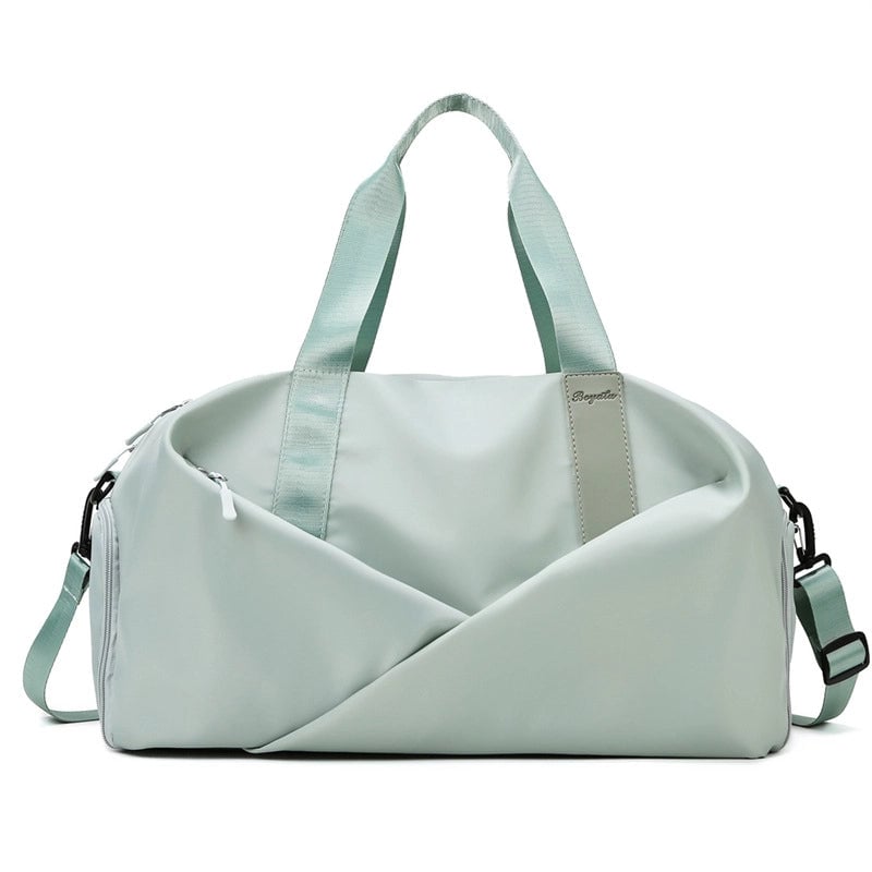 New Fashion Fitness Travel Bag Portable Shoulder Large Capacity Oxford Cloth Dry And Wet Separate Sports Bag Independent Shoe Bin