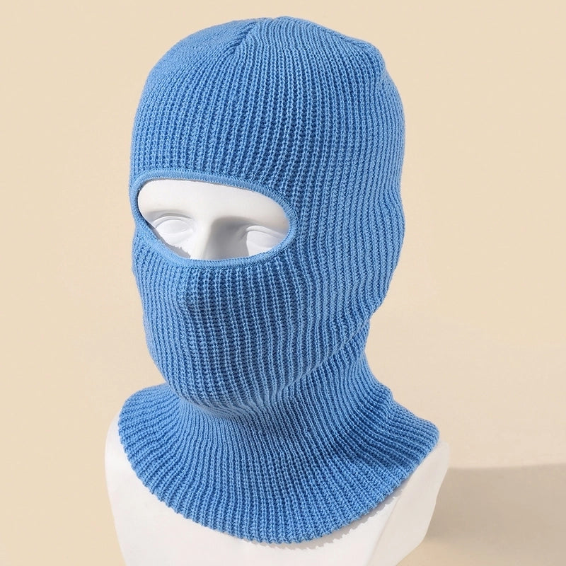 Unisex Basic Solid Color Wool Cap