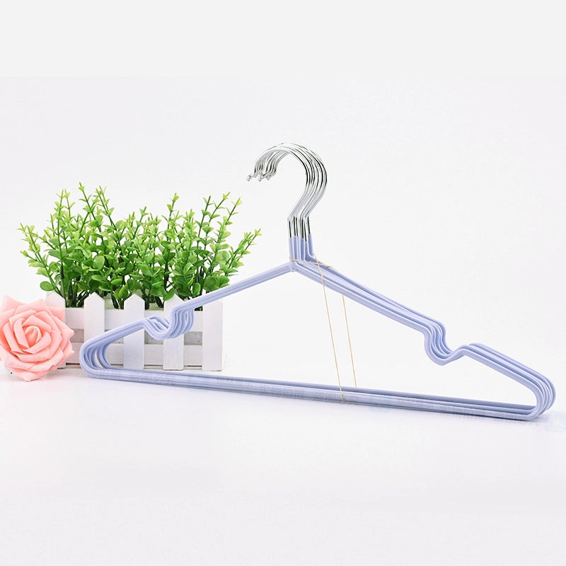 Ming Zhe Plastic Dip Clothes Hanger Household Non-slip Drying Clothes Hanger Bold Adult Drying Hanger Nano Groove Clothes Hanger Explosions