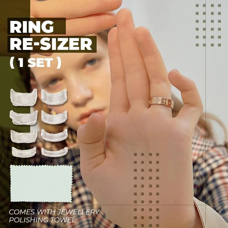🎉BUY MORE SAVE MORE🎁8Pcs Silicone Invisible Ring Size Adjuster