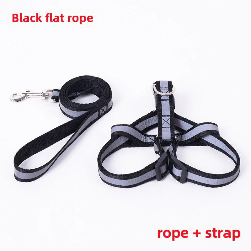 Teddy Bomei VIP Labrador Reflective Dog Chain Dog Rope Pet Traction Rope Chest Strap