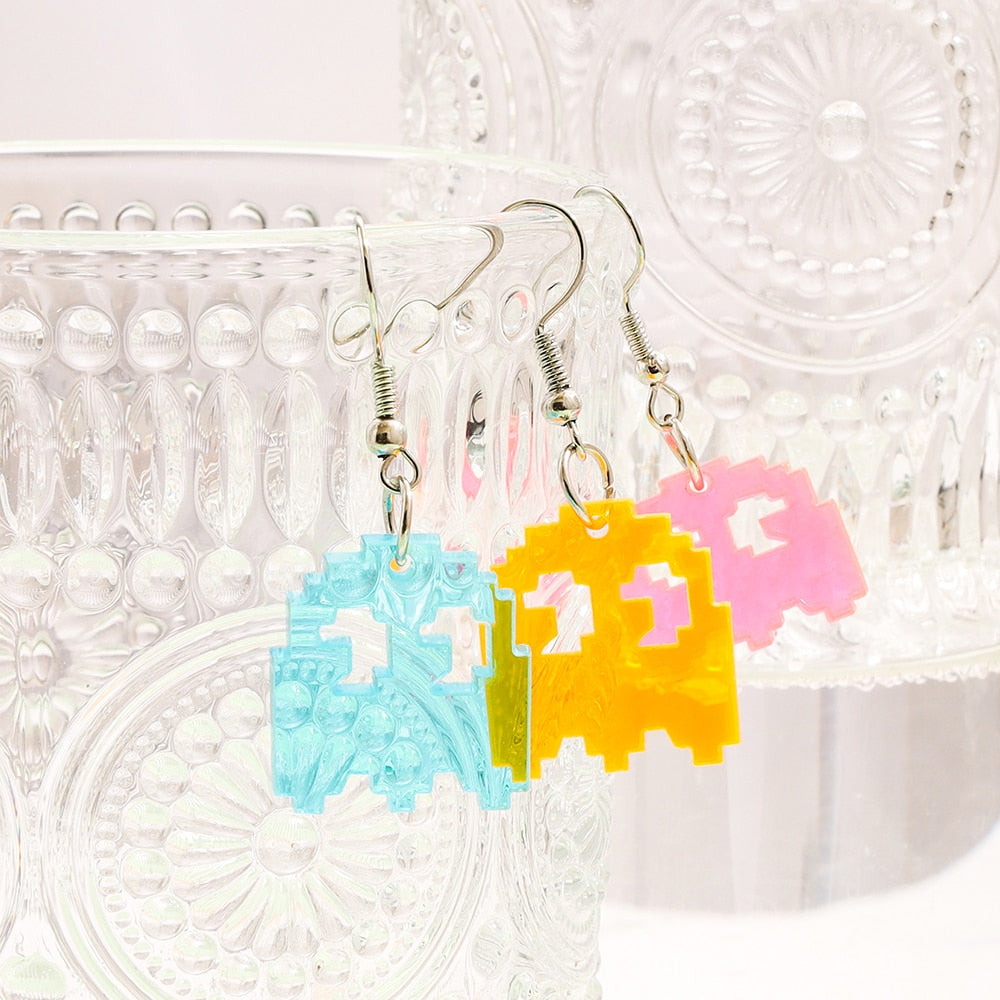 5 Piece Pac Man Earring Set