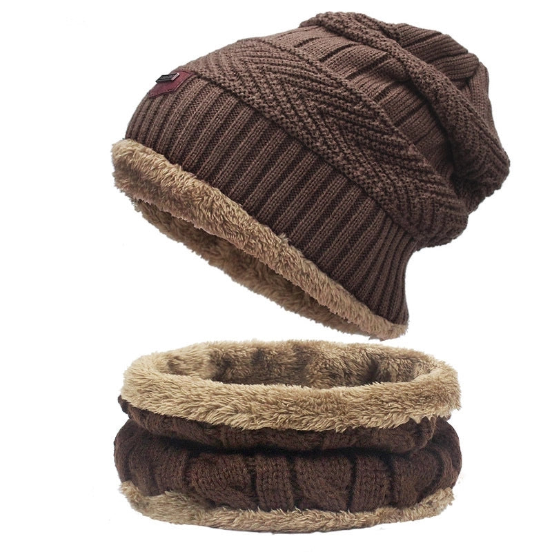 Unisex Basic Minimalist Twist Eaveless Wool Cap