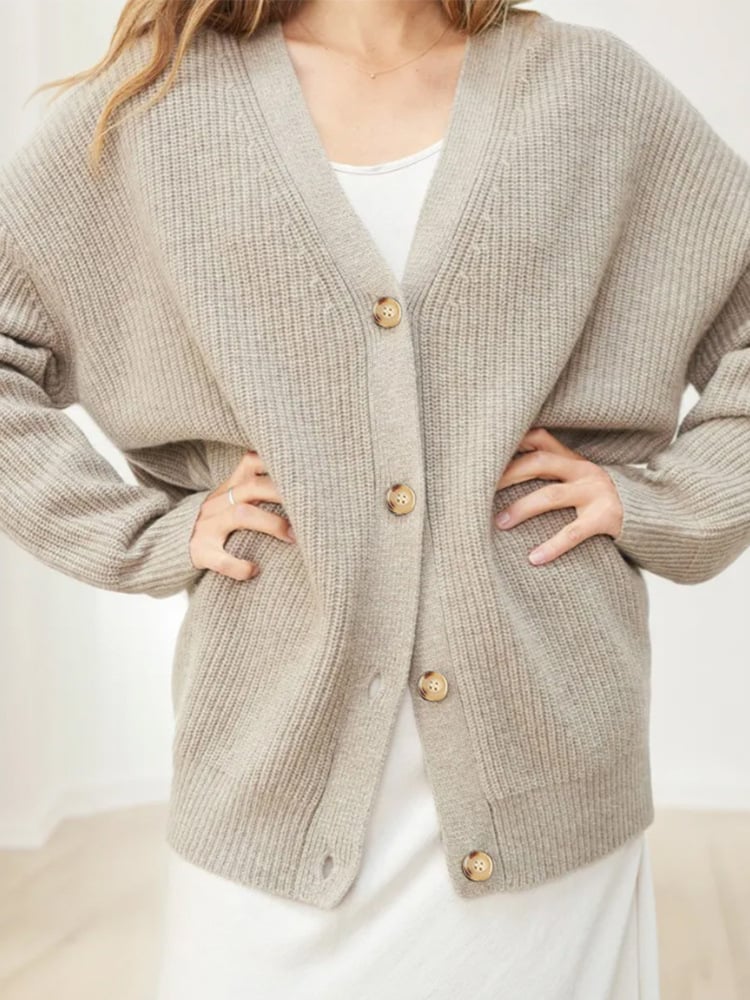 2023 Fall Hot Sale-Cashmere Cocoon Cardigan-(Buy 2 Free Shipping)