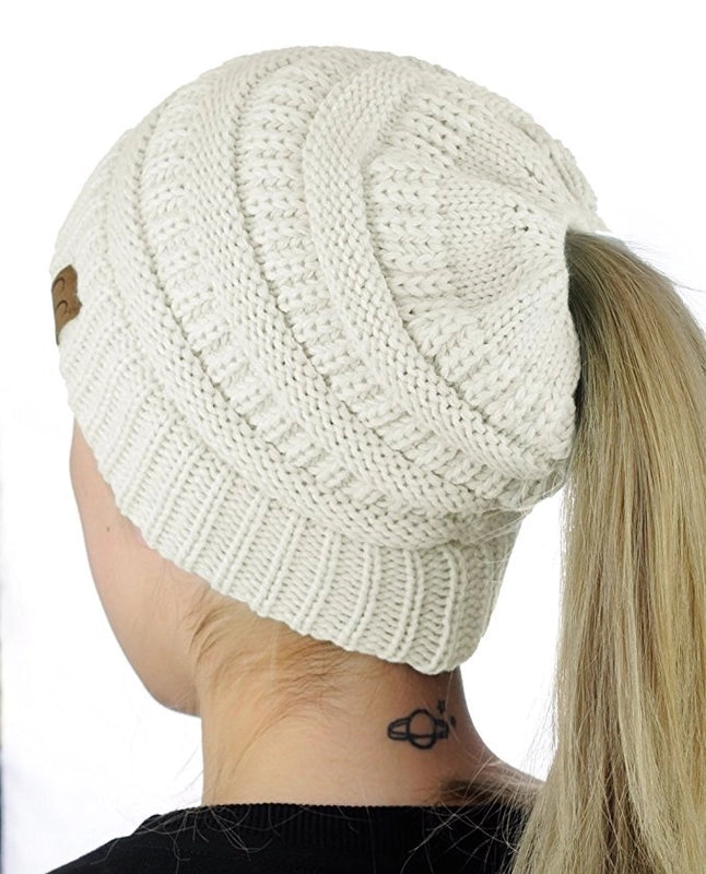 Unisex Casual Minimalist Solid Color Eaveless Wool Cap