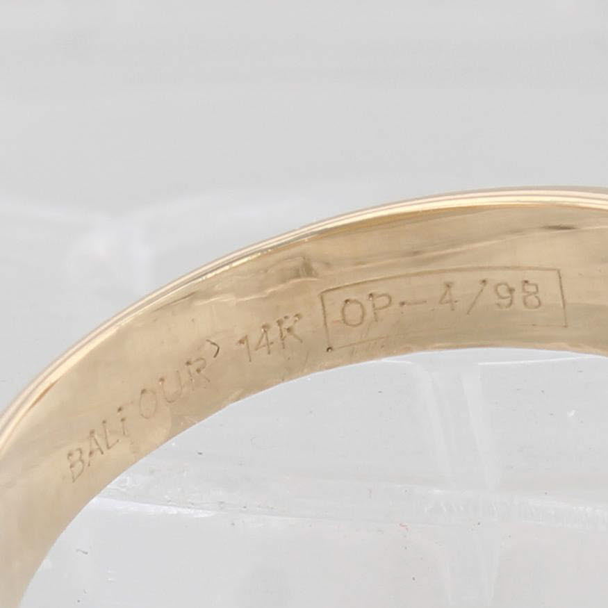 Texas A & M Class Ring 14k Yellow Gold Diamond Size 8.75