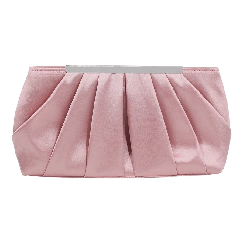 Dark Blue Black Pink Silk Solid Color Square Evening Bags