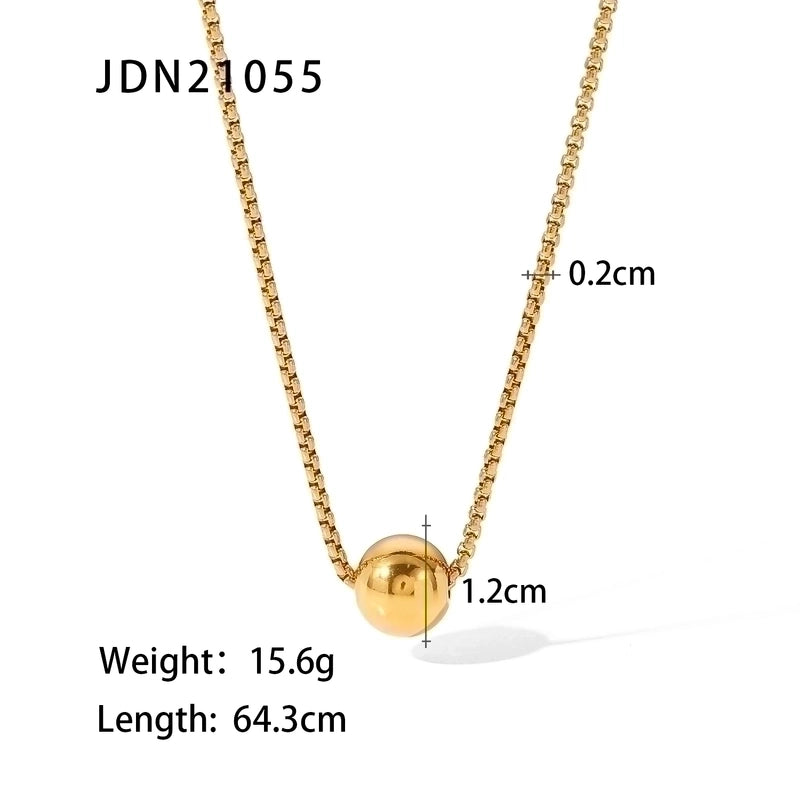 Casual Classic Style Geometric 304 Stainless Steel Plating Rings Earrings Necklace