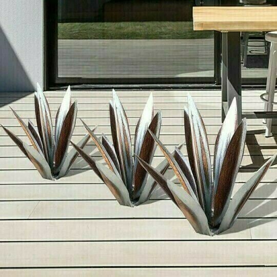 ROMOTION 49% OFF - 🌵Anti-rust Metal Led Tequila  Agave Plant-Perfect for garden