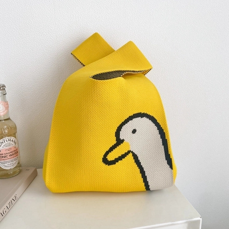 Women's Small All Seasons Polyester Animal Cute Square Open Handbag