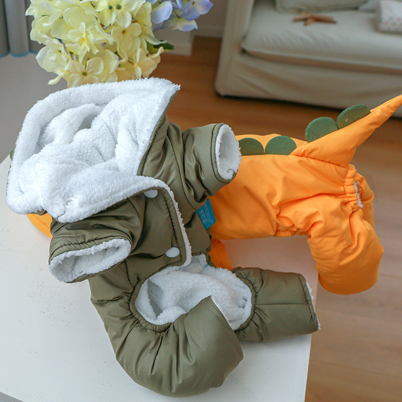 Dinosaur Shaped Dog Cat Jacket