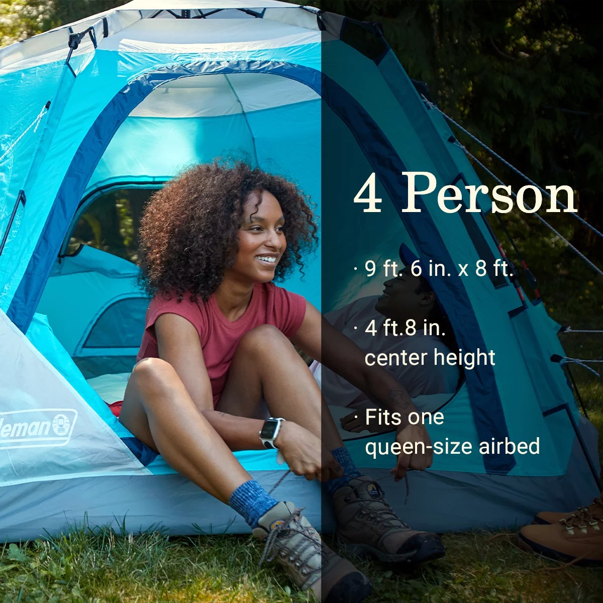 Coleman® Camp Burst™ 4-Person Camping Tent