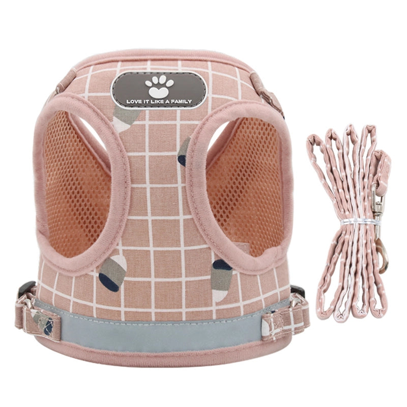 Vest Reflective Pet Dog Chest Strap Set Breathable Dog Rope Cat Supplies Hot Pet Traction Rope