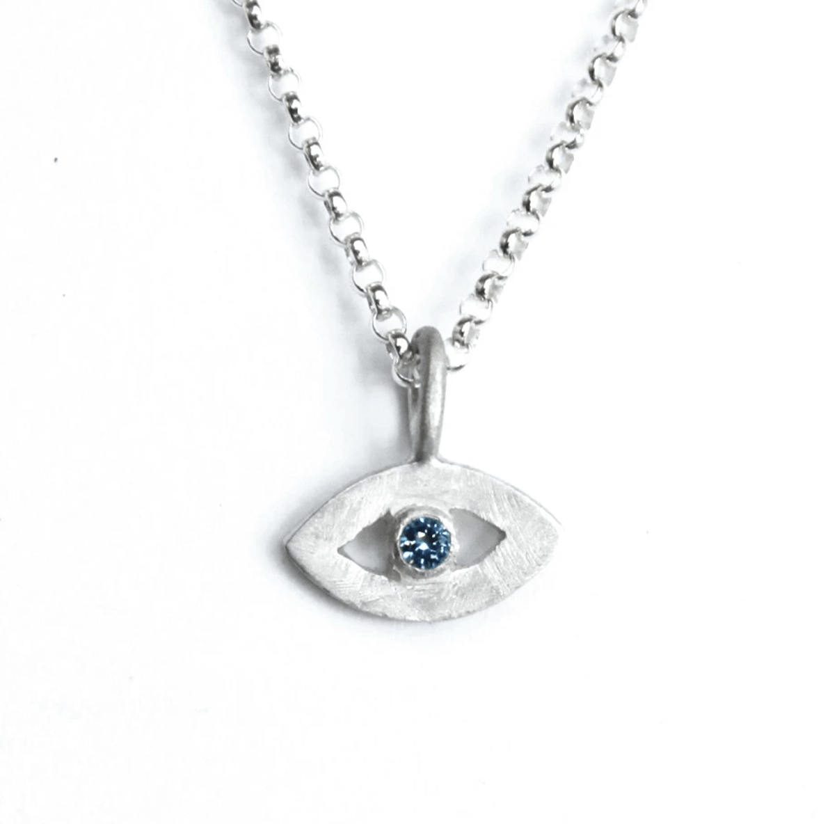 Tiny Evil Eye Amulet - Choice of Gem